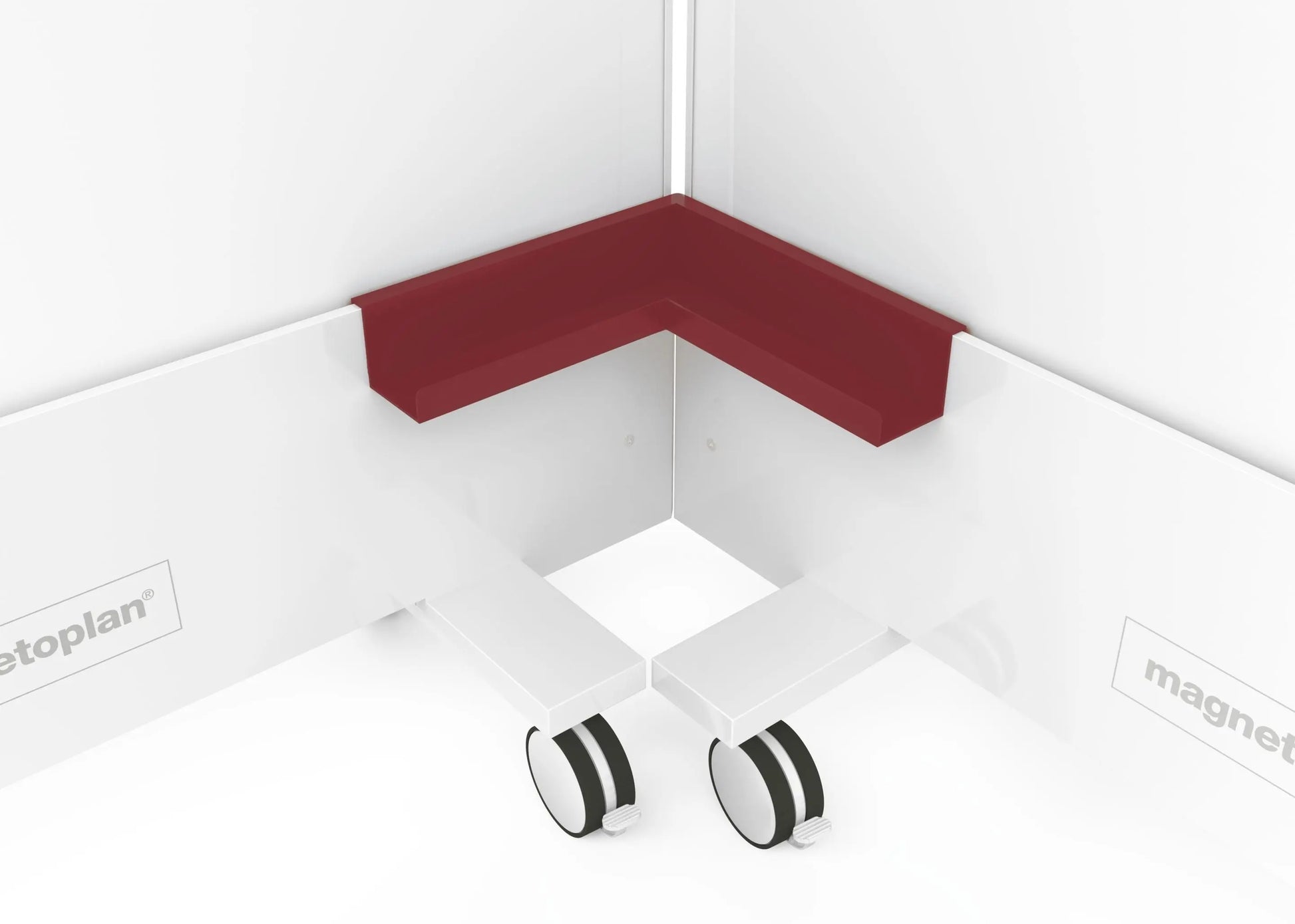 MAGNETOPLAN Eckablageschale Infinity Wall 114663003 rubinrot Idealshop