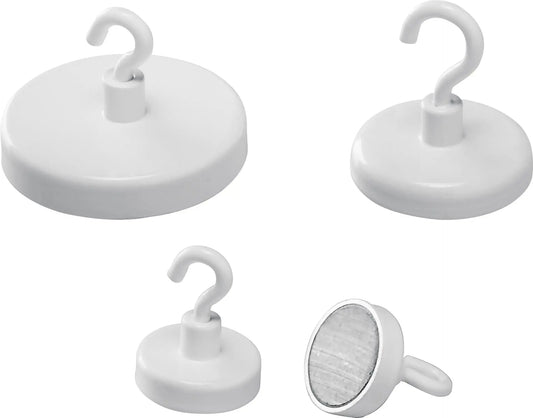 MAGNETOPLAN Hakenmagnet 47mm 52647 weiss 16kg Idealshop