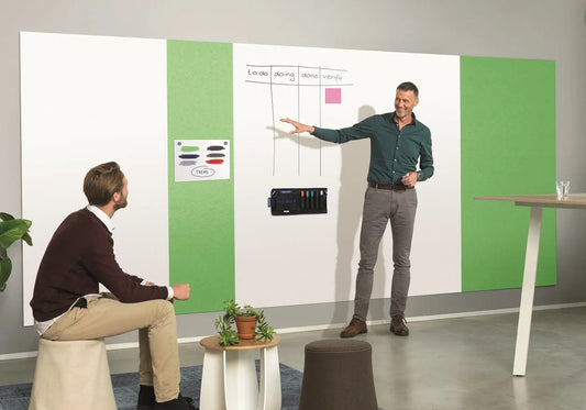 MAGNETOPLAN Infinity Wall X Acoustics 1010215 apfelgrün 490x1980mm Idealshop