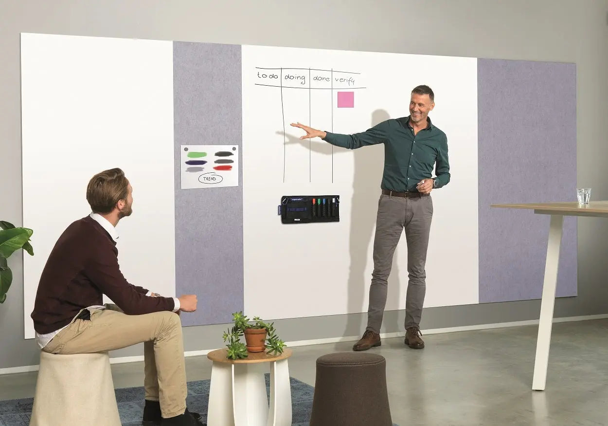 MAGNETOPLAN Infinity Wall X Acoustics 1011101 grau 980x1980mm Idealshop