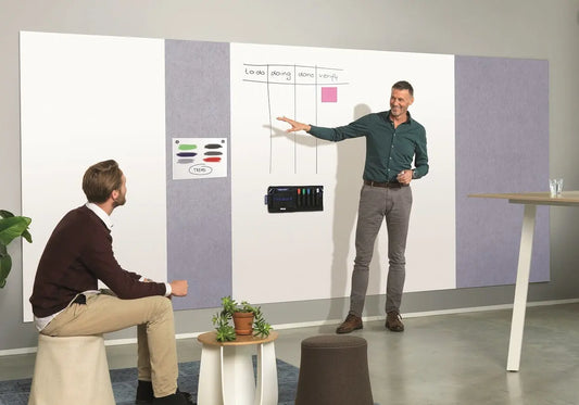 MAGNETOPLAN Infinity Wall X Acoustics 1011101 grau 980x1980mm Idealshop