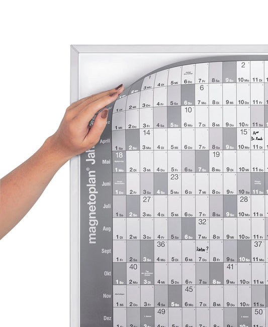 MAGNETOPLAN Jahresplaner-Trägertafel A1 12301 865x620mm Idealshop