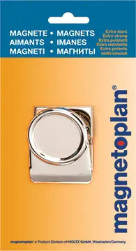 MAGNETOPLAN Klippmagnet silber 16669 gross, 52mm Idealshop