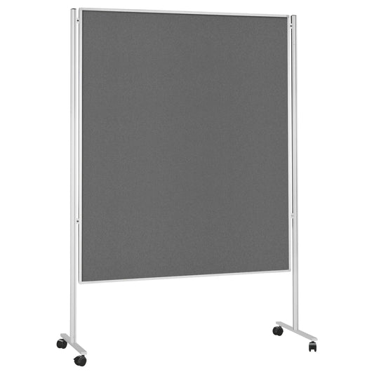 MAGNETOPLAN Kommunikationstafel 1101101M Filz, grau 1200x1500mm Idealshop