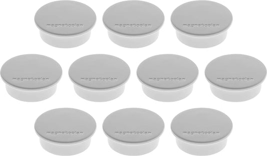 MAGNETOPLAN Magnet Discofix Color 40mm 1662001 grau, ca. 2.2 kg 10 Stk. Idealshop