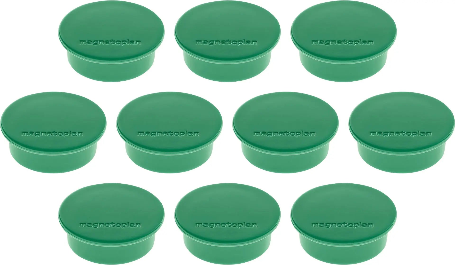 MAGNETOPLAN Magnet Discofix Color 40mm 1662005 grün, ca. 2.2 kg 10 Stk. Idealshop