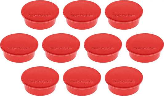 MAGNETOPLAN Magnet Discofix Color 40mm 1662006 rot, ca. 2.2 kg 10 Stk. Idealshop