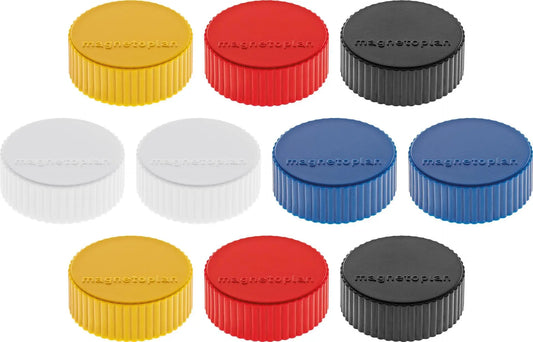 MAGNETOPLAN Magnet Discofix Magnum 34mm 1660010 assortiert ca. 2 kg 10 Stk. Idealshop