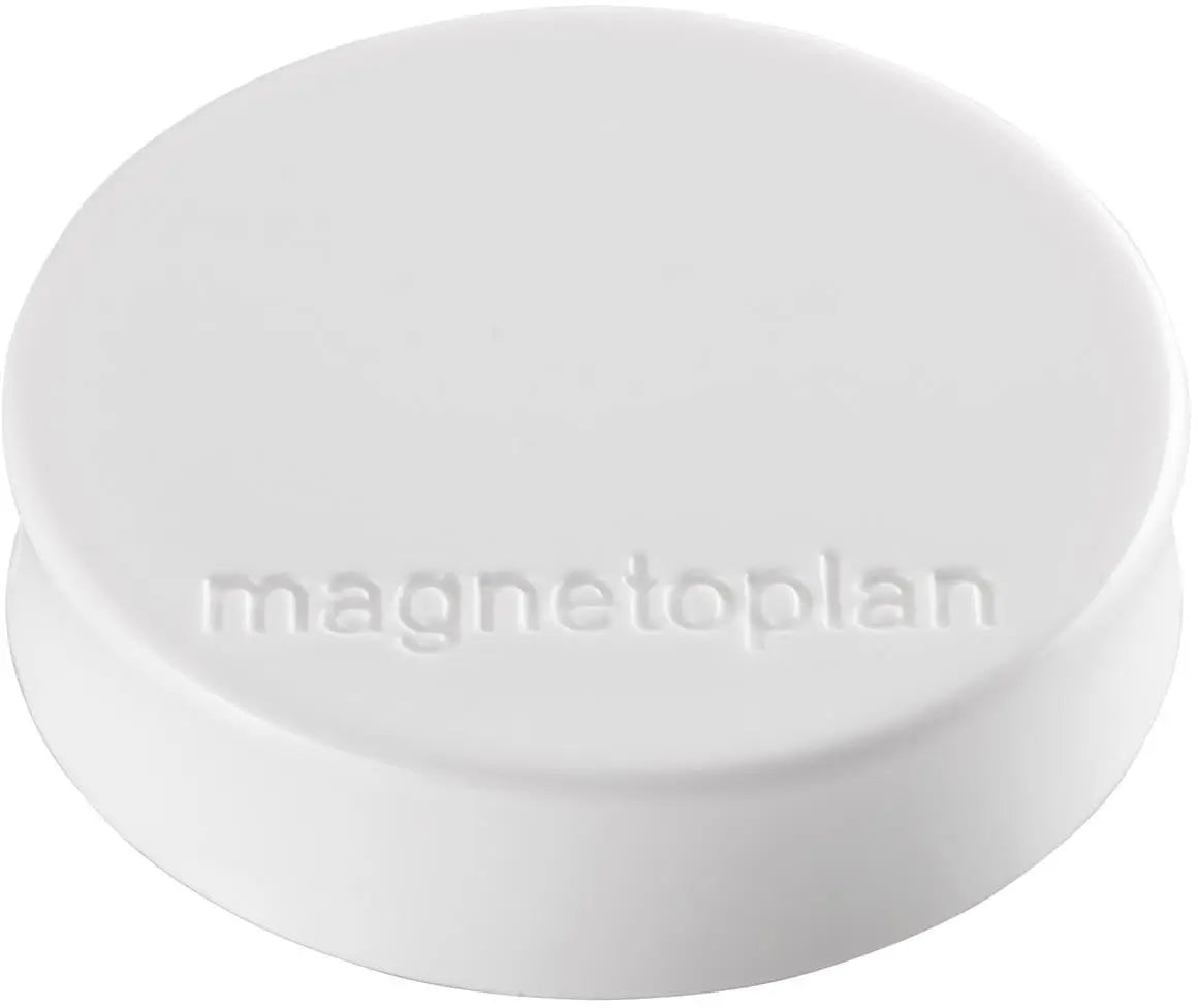 MAGNETOPLAN Magnet Ergo Medium 10 Stk. 1664000 weiss 30mm Idealshop