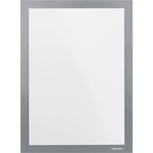 MAGNETOPLAN Magnetrahmen A4 1131901 selbstklebend, grau 2 Stk. Idealshop
