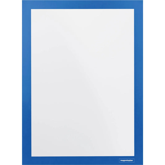 MAGNETOPLAN Magnetrahmen A4 1131903 selbstklebend, blau 2 Stk. Idealshop