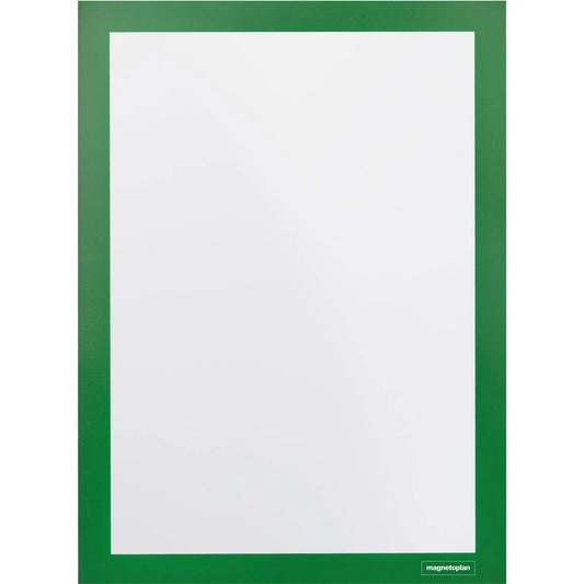 MAGNETOPLAN Magnetrahmen A4 1131905 selbstklebend, grün 2 Stk. Idealshop
