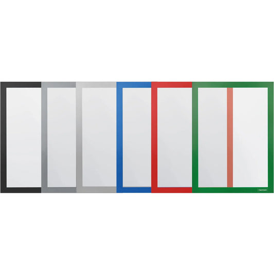 MAGNETOPLAN Magnetrahmen A4 1131910 selbstklebend, assort. 6 Stk. Idealshop