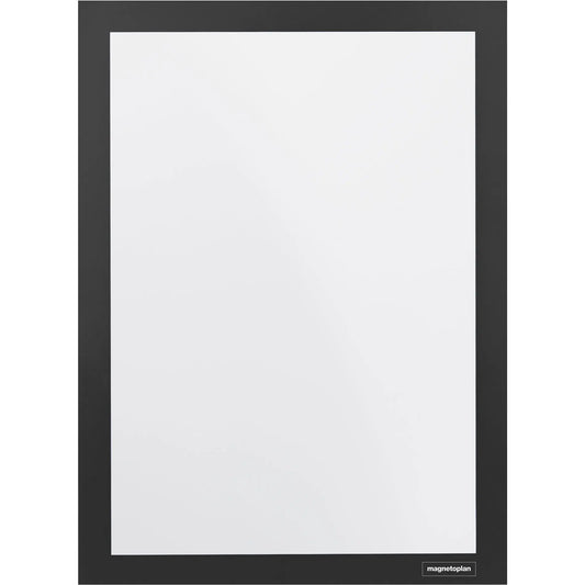 MAGNETOPLAN Magnetrahmen A4 1131912 selbstklebend, schwarz 2 Stk. Idealshop