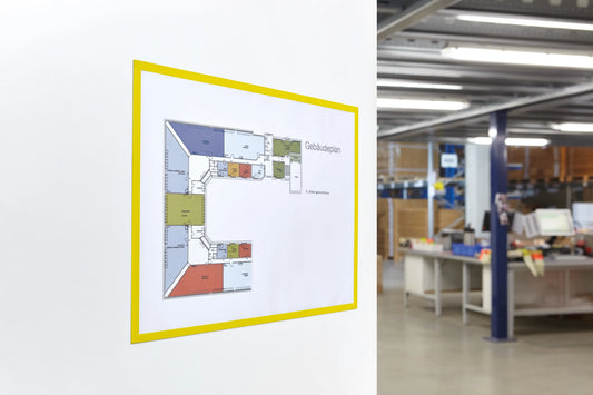 MAGNETOPLAN Magnetrahmen magnetofix A3 1130402 gelb 5 Stk. Idealshop