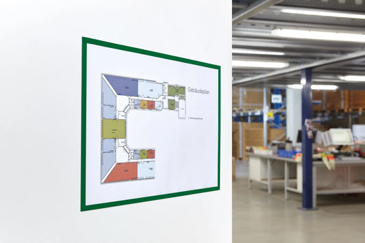 MAGNETOPLAN Magnetrahmen magnetofix A3 1130405 grün 5 Stk. Idealshop