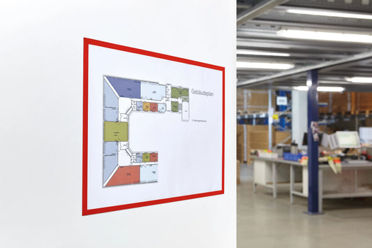 MAGNETOPLAN Magnetrahmen magnetofix A3 1130406 rot 5 Stk. Idealshop