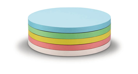 MAGNETOPLAN Moderationskarten rund 140mm 111151790 5-farbig ass. 250 Stück Idealshop