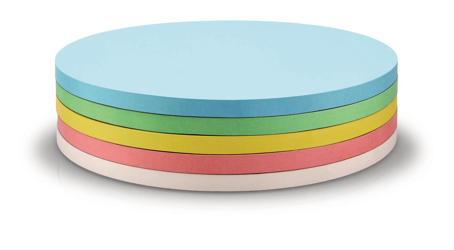 MAGNETOPLAN Moderationskarten rund 190mm 111151890 5-farbig ass. 250 Stück Idealshop
