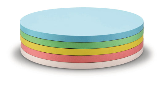 MAGNETOPLAN Moderationskarten rund 190mm 111151890 5-farbig ass. 250 Stück Idealshop