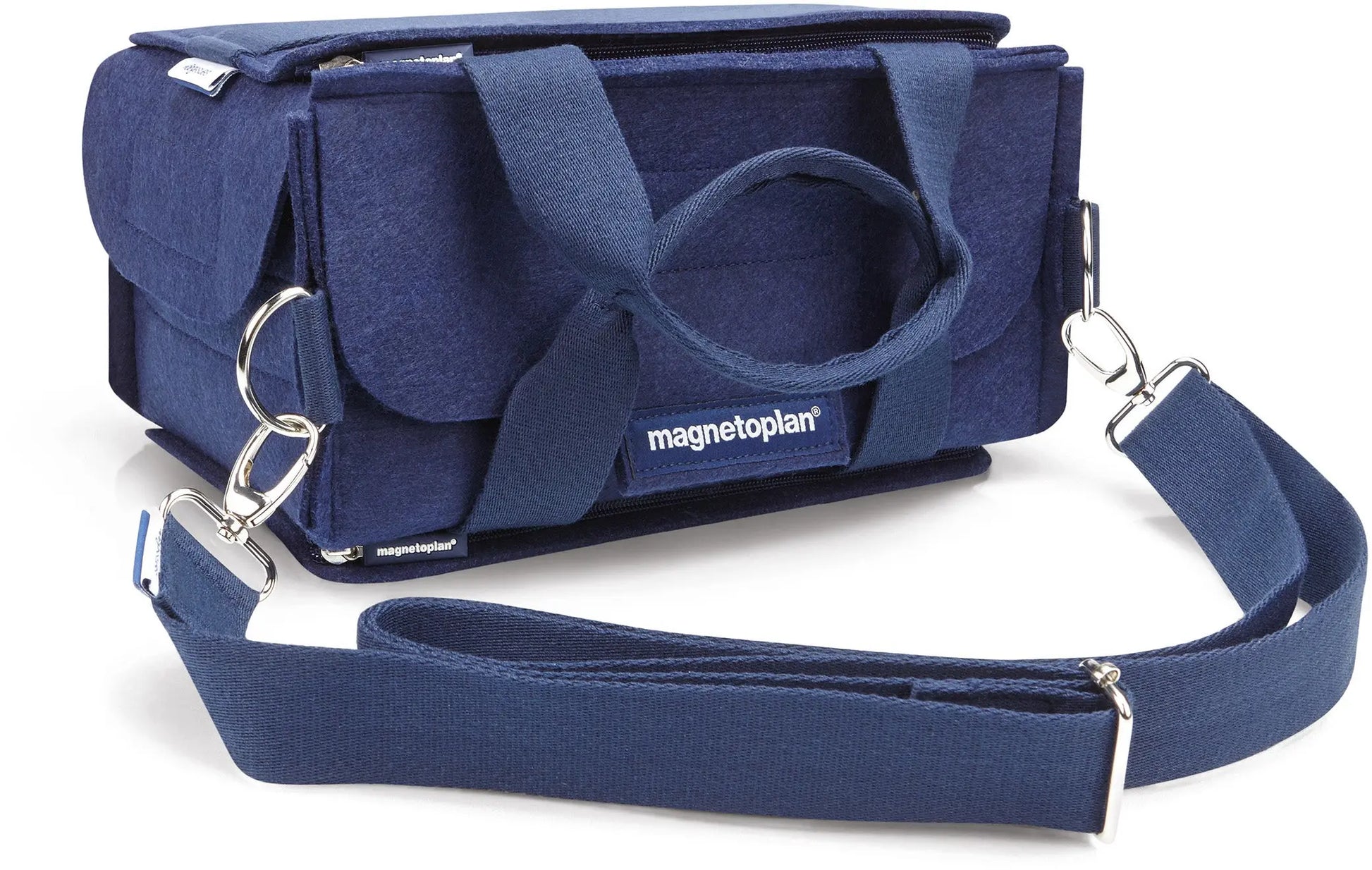 MAGNETOPLAN Moderatorentasche ecoAware 11123 blau, Filz, inkl. Zubehör Idealshop