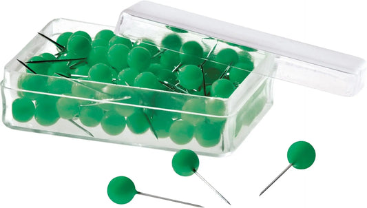 MAGNETOPLAN Pinwand-Nadeln 111165005 grün, 6x19mm 100 Stück Idealshop