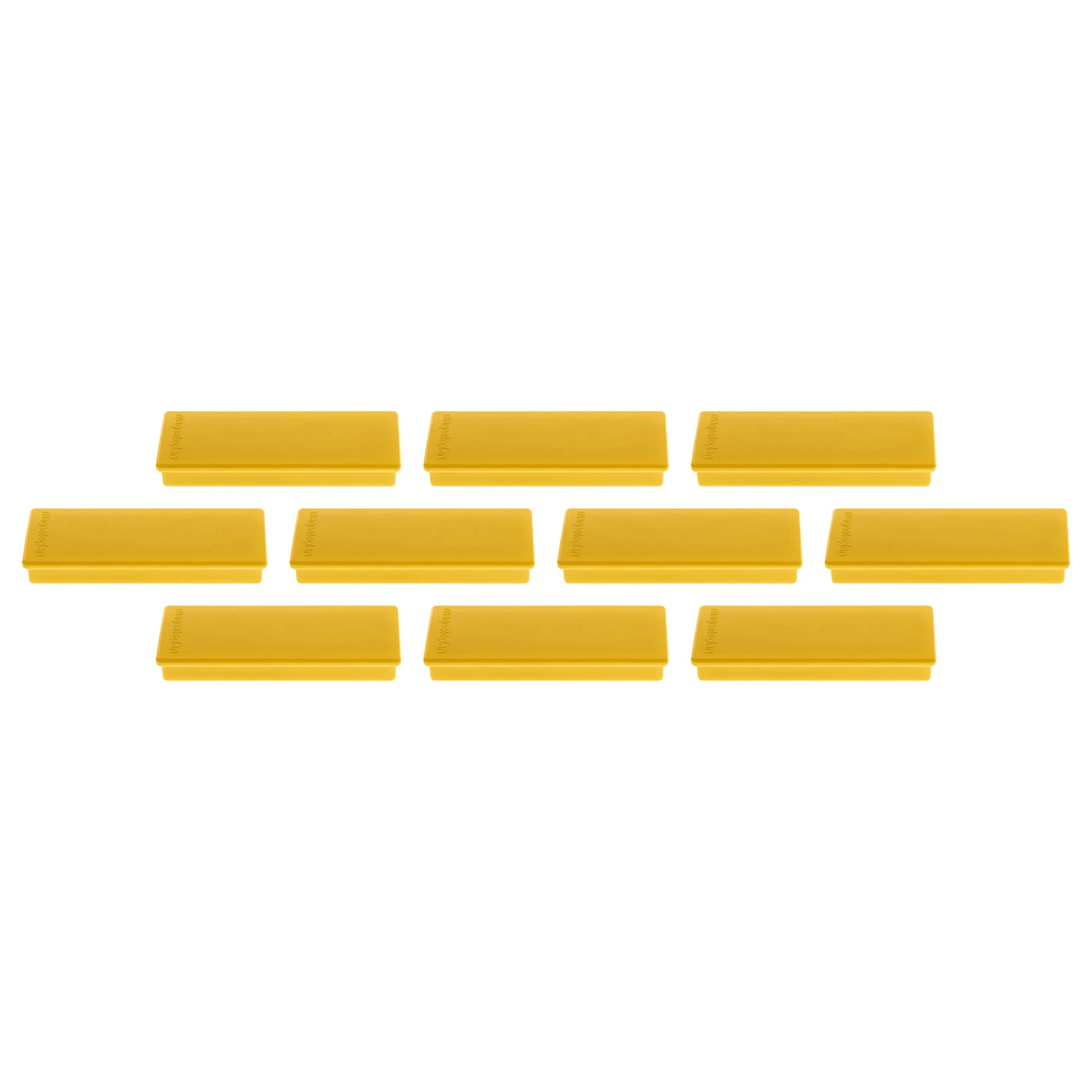 MAGNETOPLAN Rechteck-Magnethalter 1665102 gelb 10 Stk. Idealshop