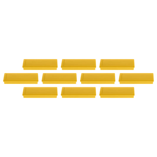 MAGNETOPLAN Rechteck-Magnethalter 1665102 gelb 10 Stk. Idealshop