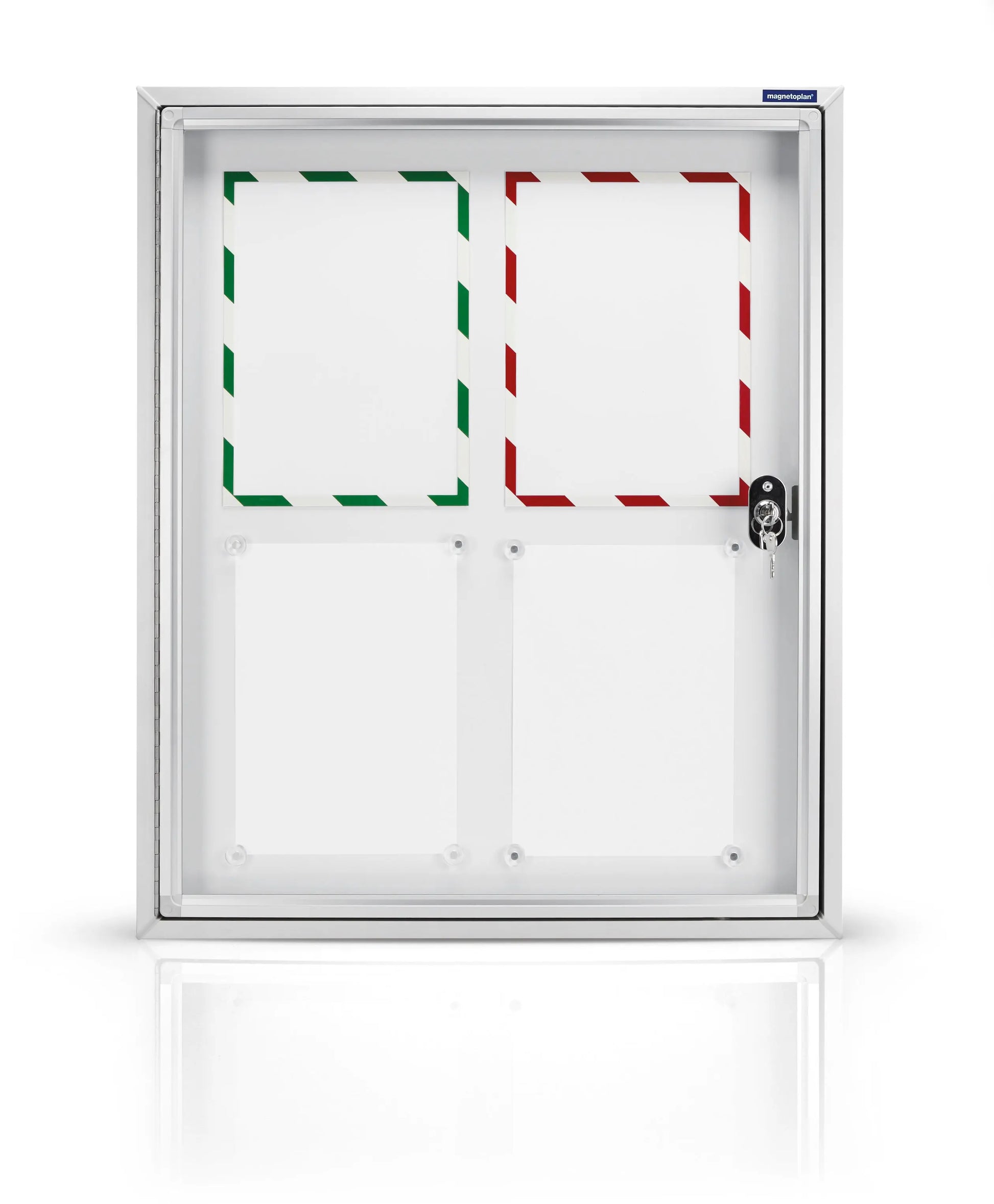 MAGNETOPLAN Schaukasten CC 900x780x65mm 1214100 Outdoor, magnetisch 6x A4 Idealshop