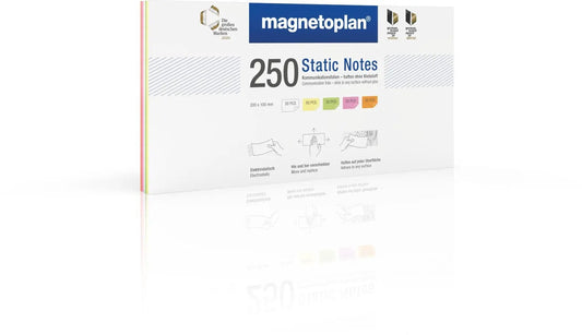 MAGNETOPLAN Static Notes 200x100mm 11250210 ass. 250 Stück Idealshop
