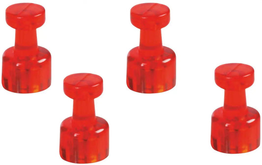 MAGNETOPLAN magnet. Memohalter 18x11mm 1666118 rot 4 Stk. Idealshop