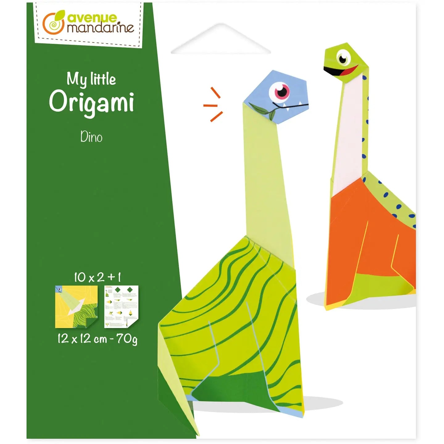 MANDARINE Origamipapier 12x12cm OR517C Pterodaktylus 70g 20 Blatt Idealshop