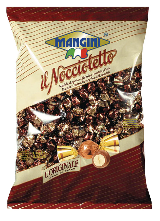 MANGINI Haselnüsse Milchschokolade 2 Noccioletto 1kg Idealshop