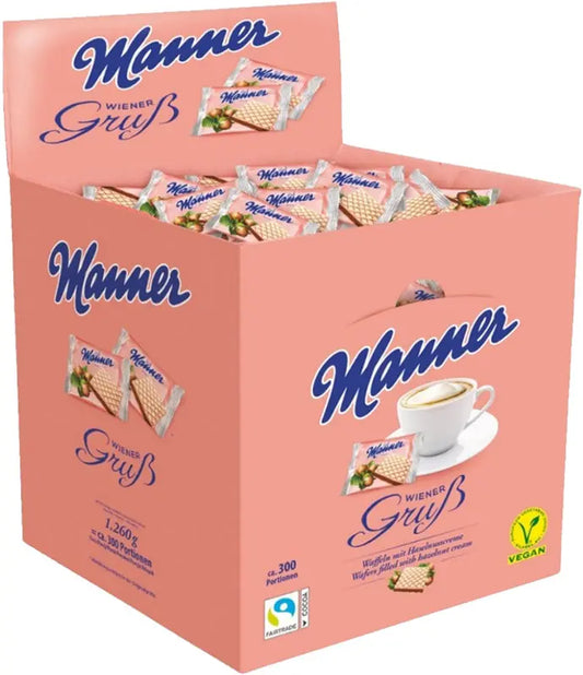 MANNER Waffeln Wiener Gruss 6620 3.8g, 300 Stk. Idealshop