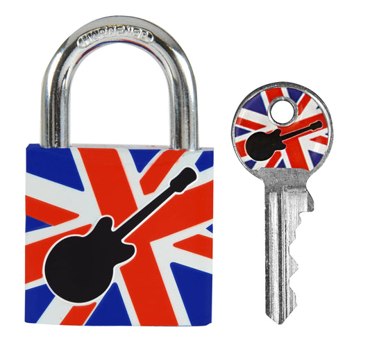 MASTER LOCK Vorhangschloss 30mm 66247100 Gitarren Motiv Idealshop
