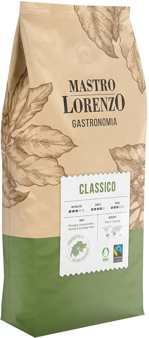 MASTRO LORENZO Kaffee Classico Bioknospe 4090512 1kg Idealshop