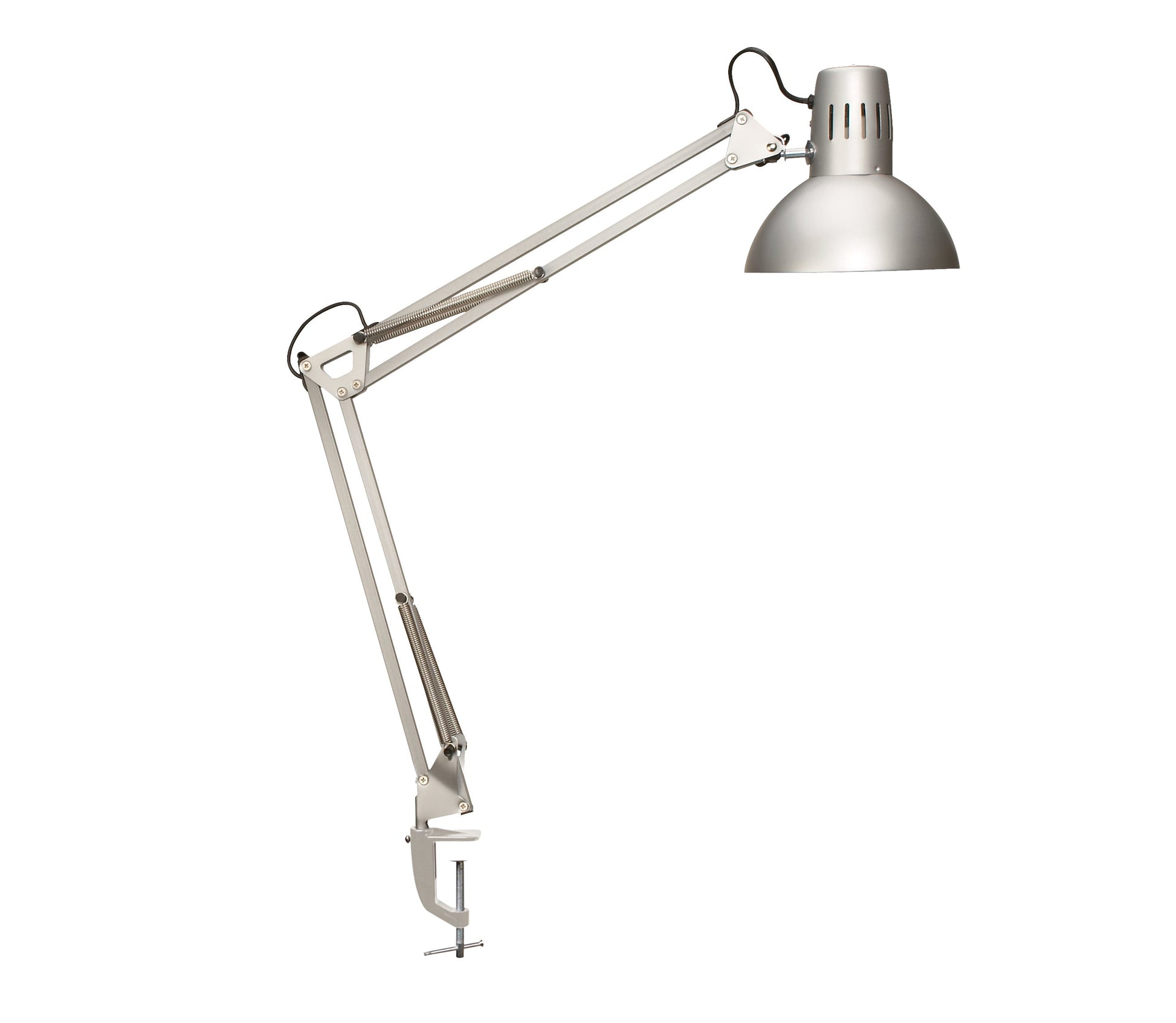 MAUL Tischleuchte MAULstudy 17.50 silber, E27, Klemmfuss Idealshop