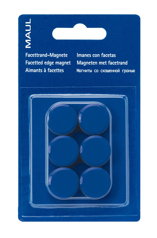 MAUL Magnete 20mm 2.34 blau 6 Stück Idealshop