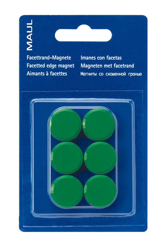 MAUL Magnete 20mm 2.34 grün 6 Stück Idealshop