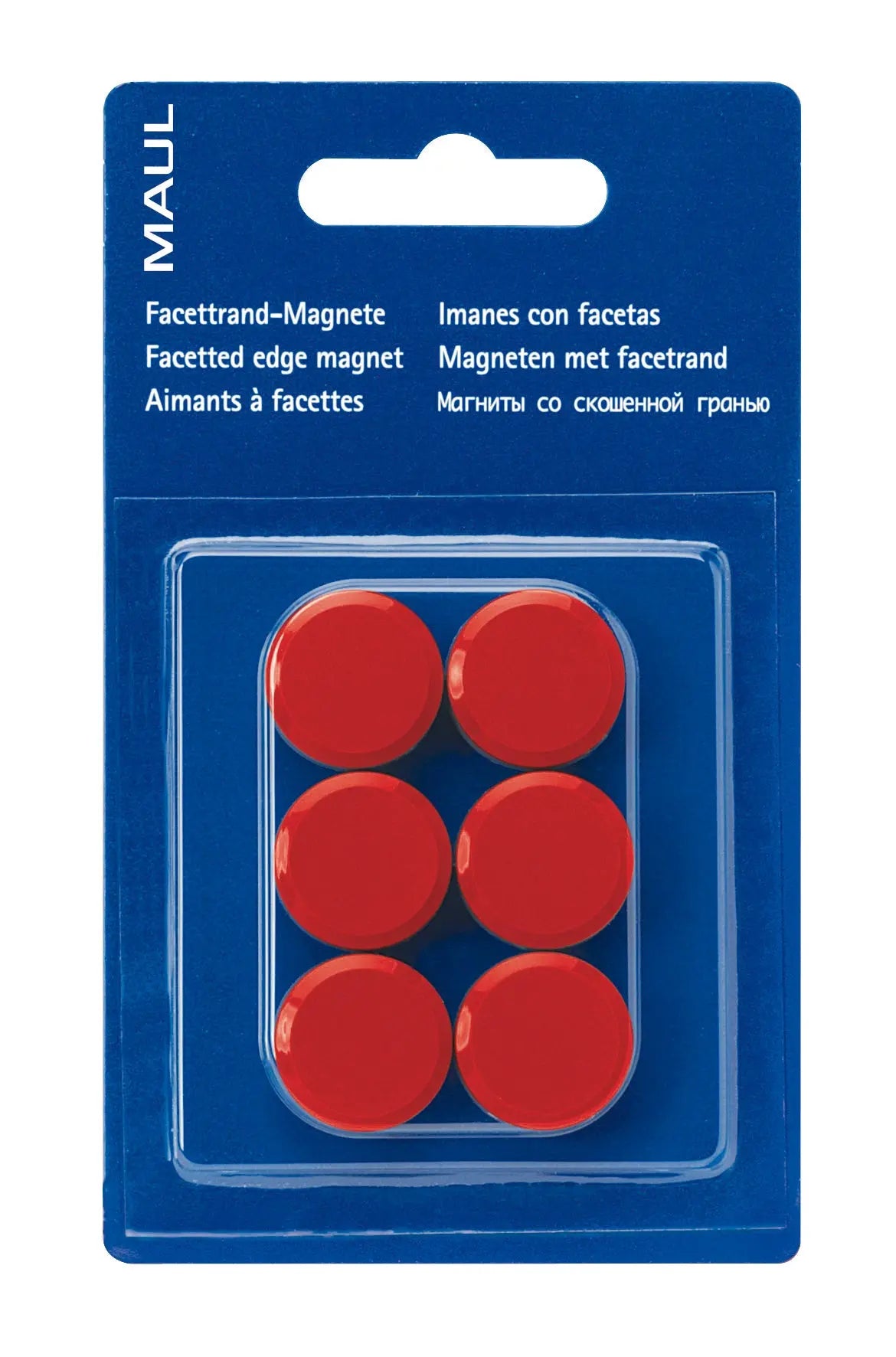 MAUL Magnete 20mm 2.34 rot 6 Stück Idealshop