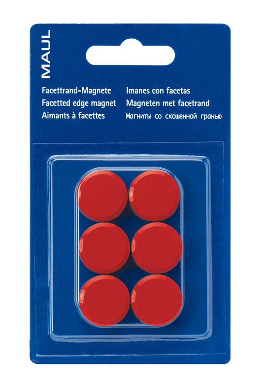 MAUL Magnete 20mm 2.34 rot 6 Stück Idealshop