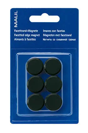 MAUL Magnete 20mm 2.34 schwarz 6 Stück Idealshop