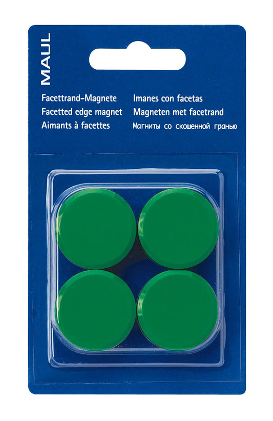 MAUL Magnete 30mm 2.13 grün 4 Stück Idealshop