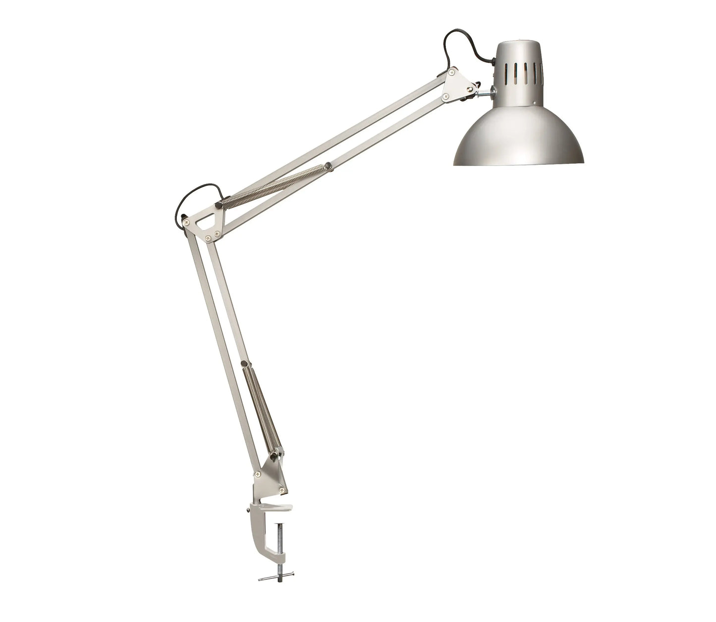 MAUL Tischleuchte MAULstudy 17.50 silber, E27, Klemmfuss Idealshop