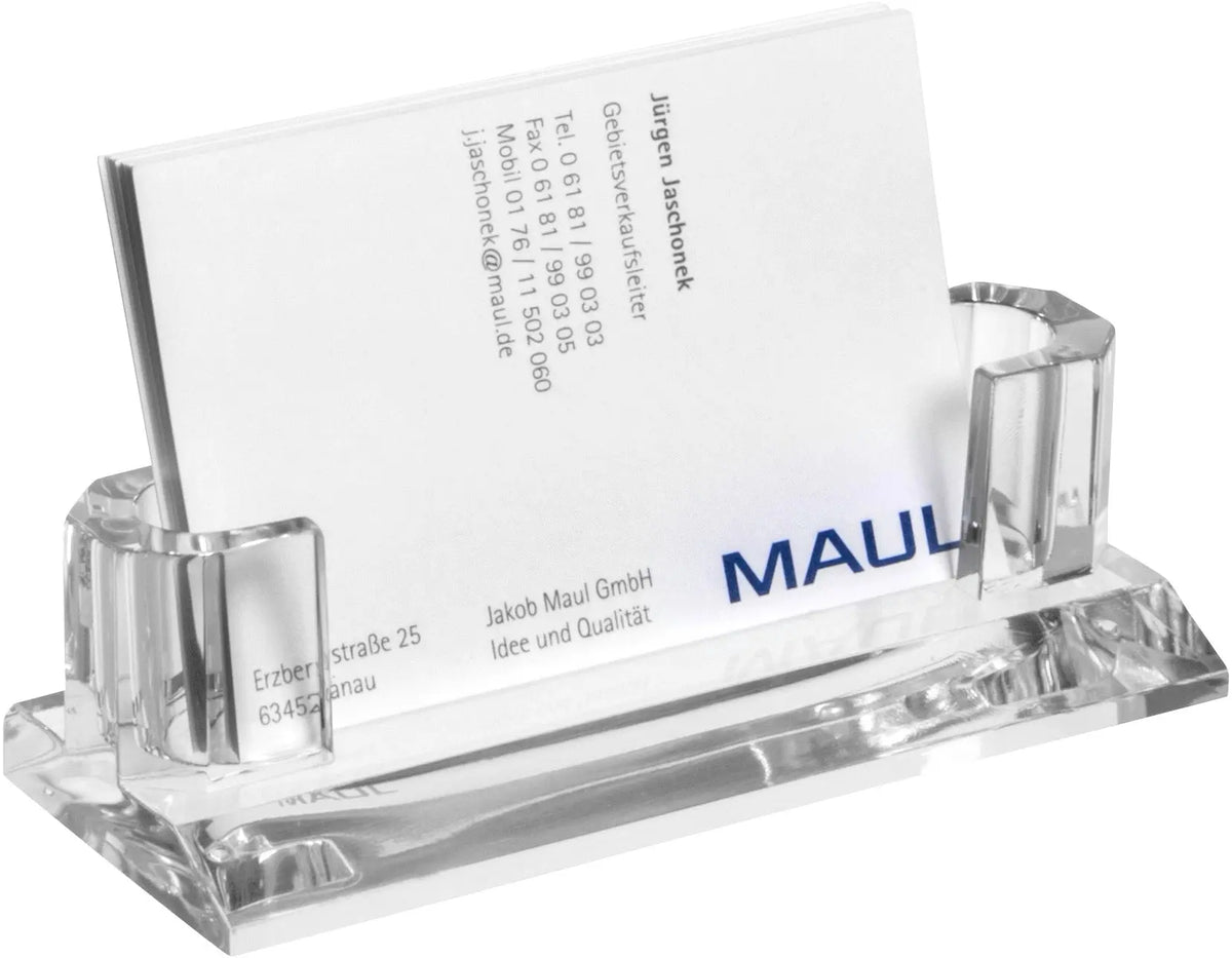 MAUL Visitenkarten-Halter Acryl 1959405 glasklar Idealshop