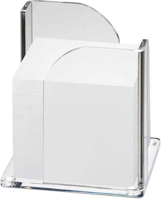 MAUL Zettelbox Acryl 102x109x102mm 5.95 glasklar, ohne Zettel Idealshop