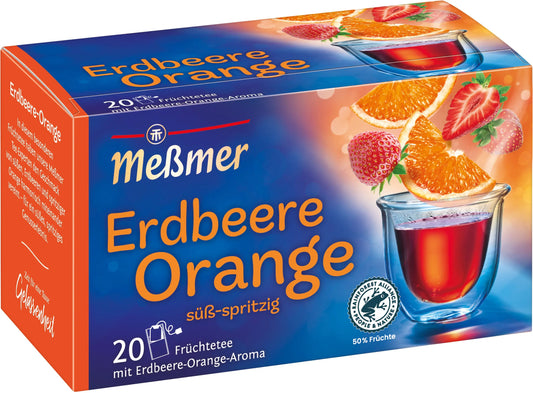 MESSMER Erdbeere-Orange 10780300 Beutel 2.25g, 20 Stk. Idealshop