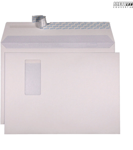 METTLER Couvert Fenster rechts C4 9244 120g, recycling weiss 250 Stk. Idealshop