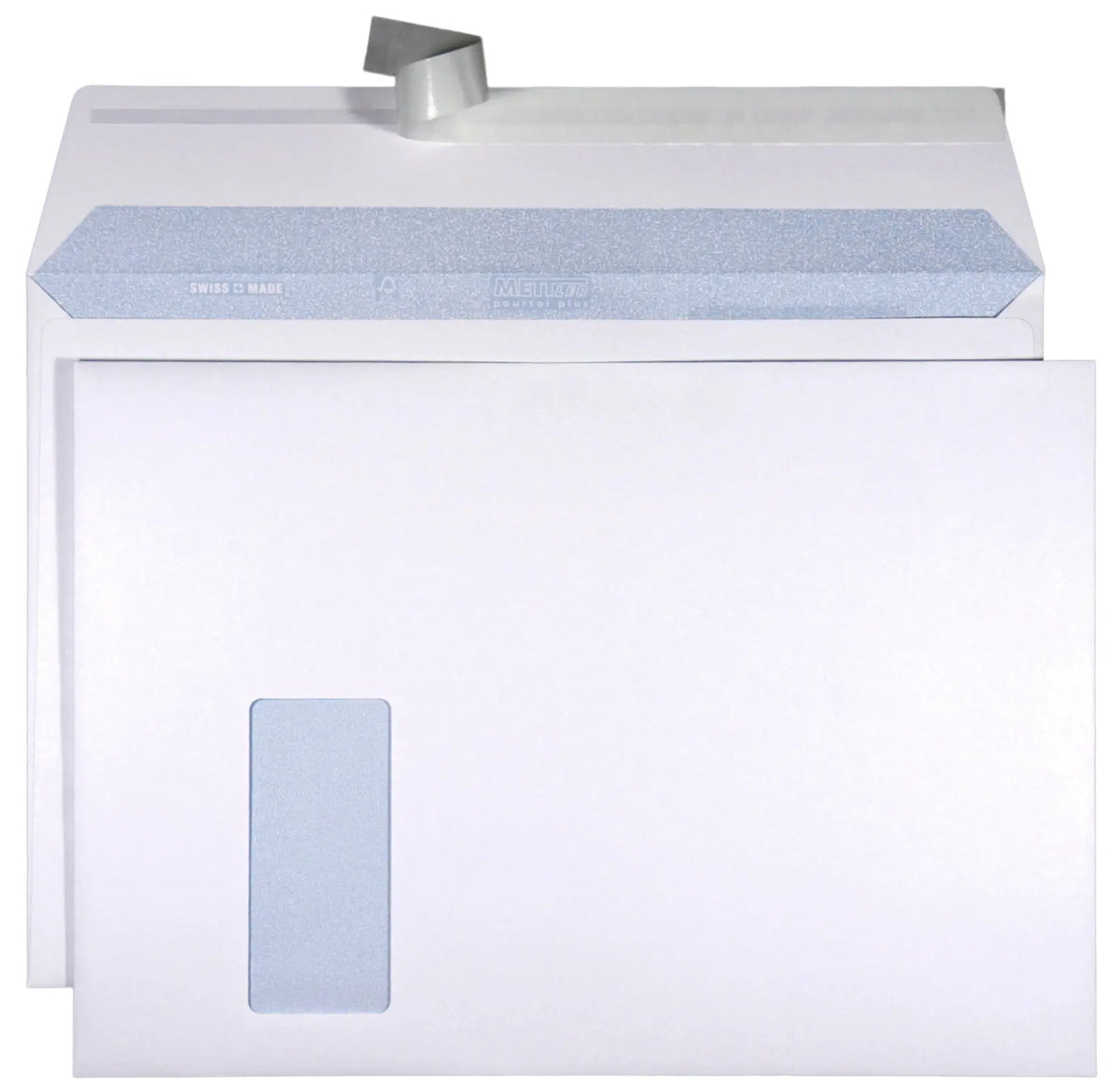 METTLER Couvert Fenster links C4 9065-LASER 120g, ultraweiss 250 Stk. Idealshop