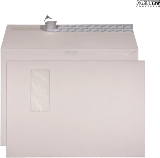 METTLER Couvert Fenster links C4 9145 120g, recycling 250 Stk. Idealshop